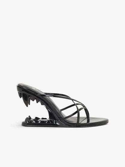 VELVET HEELS — BLACK